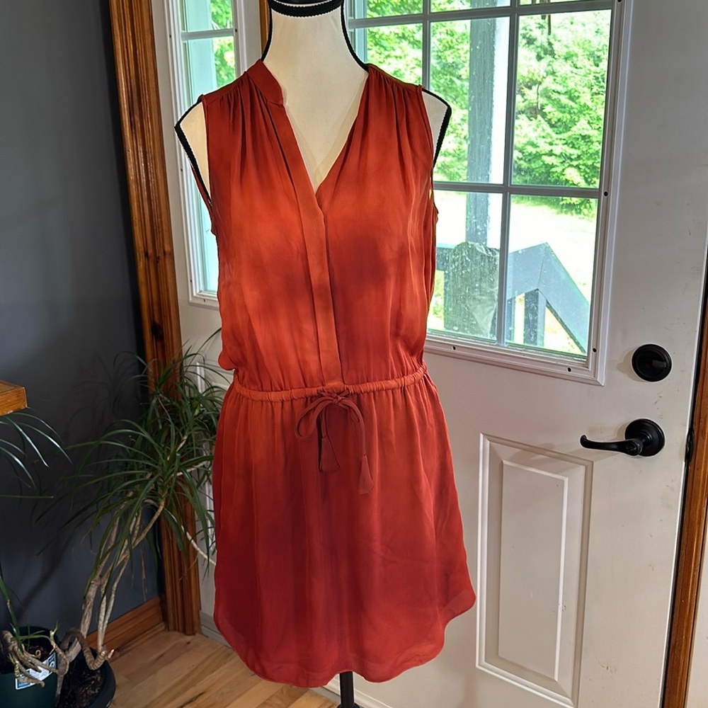 Babaton Silk Mini Shirt Dress